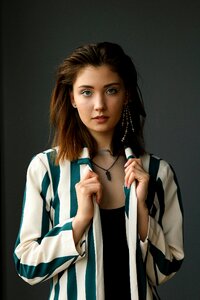 Woman girl portrait