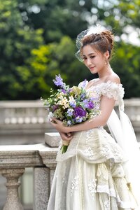 Bride wedding dress
