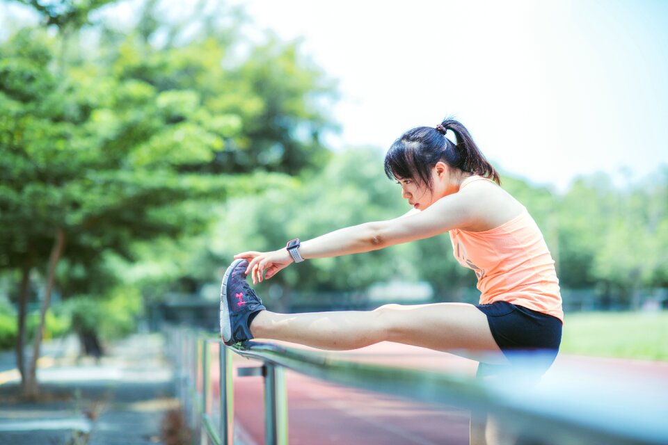 Woman girl portrait athlete