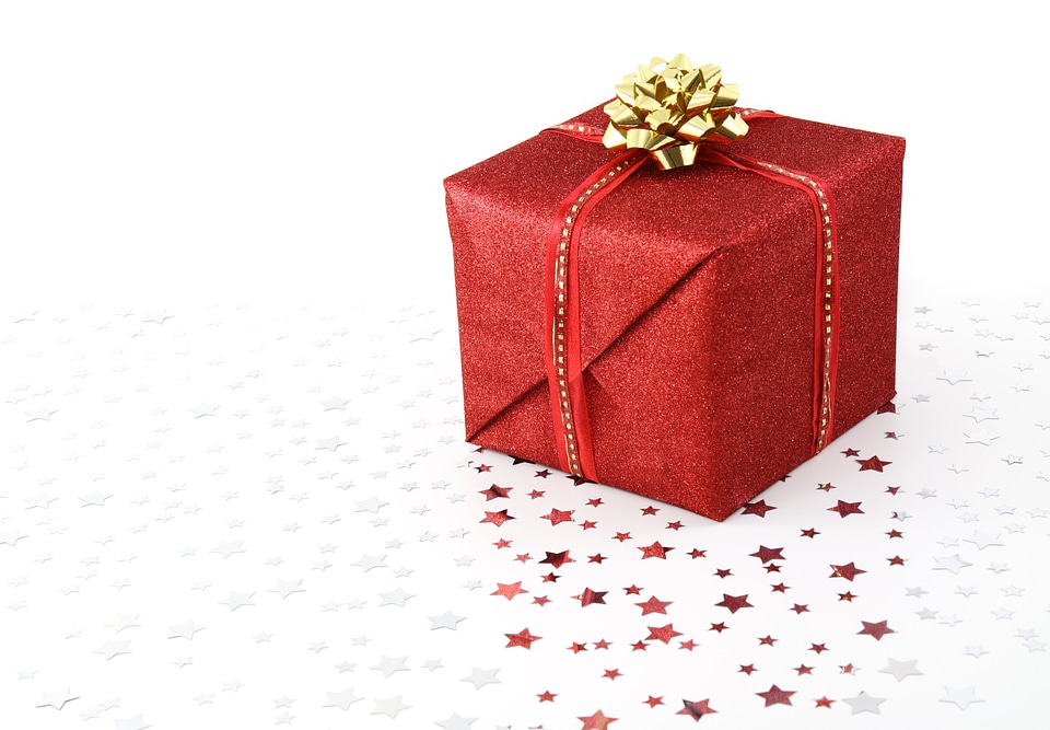 Christmas gift happiness