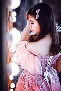 Woman girl portrait