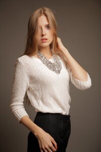 Woman girl portrait