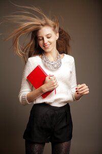 Woman girl portrait