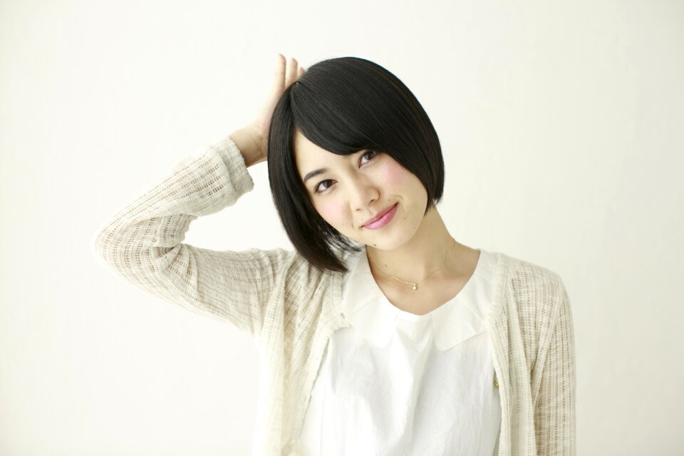 Woman girl portrait
