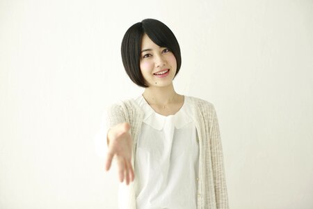 Woman girl portrait
