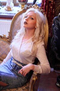 Woman girl portrait