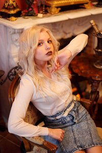 Woman girl portrait