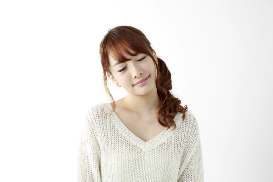 Woman girl portrait