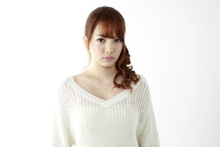 Woman girl portrait
