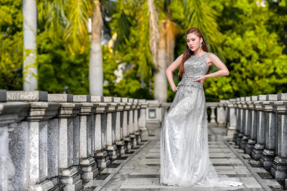 Bride wedding dress