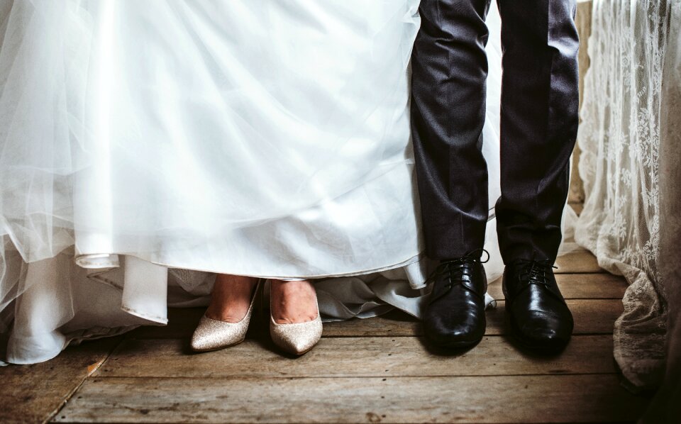 Wedding bride groom