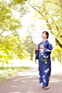 Woman girl portrait yukata