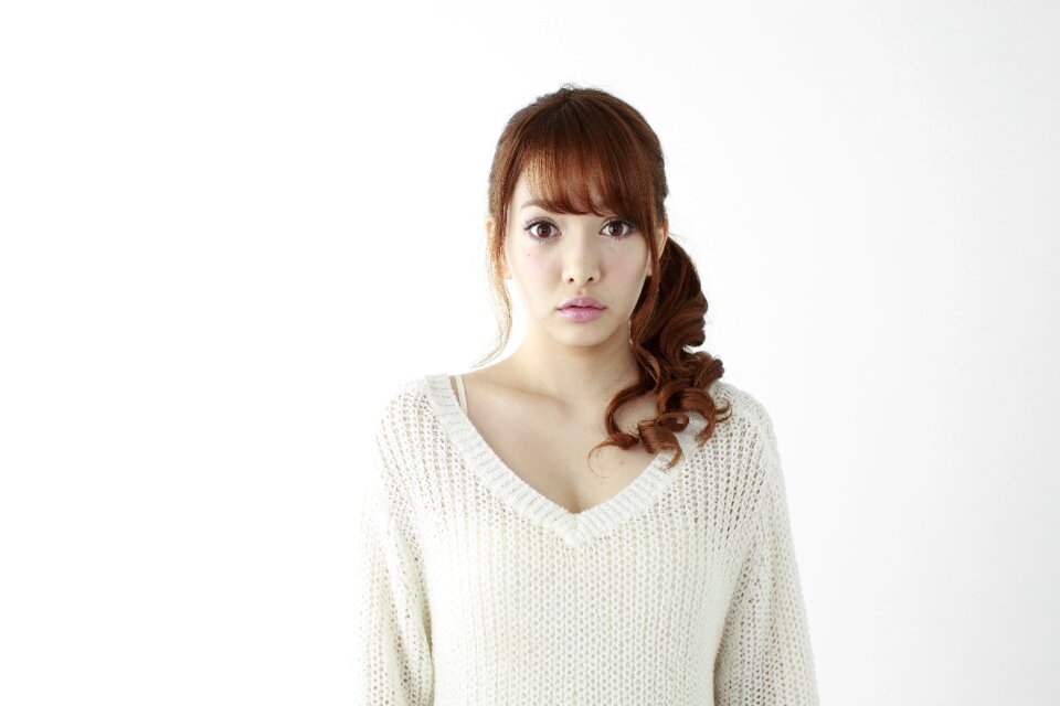 Woman girl portrait