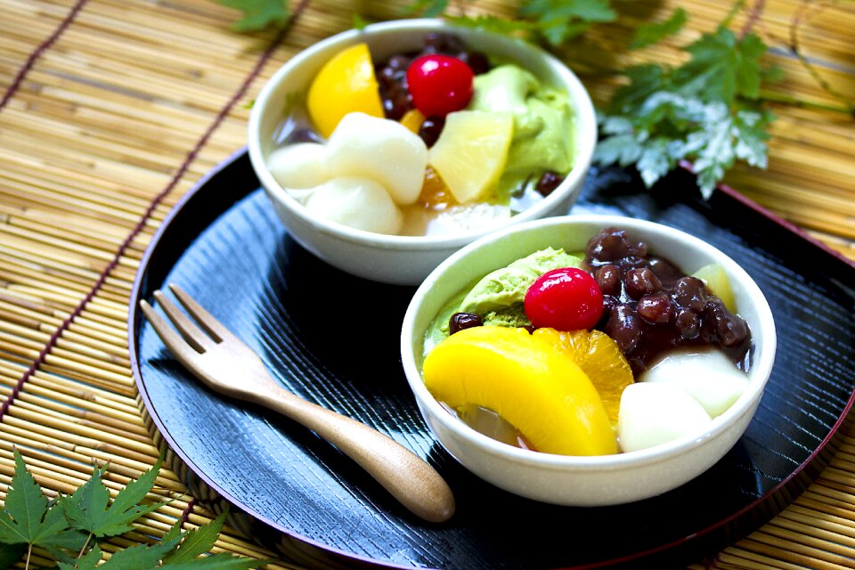 Anmitsu japanese dessert
