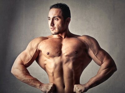 Bodybuilder muscle man photo