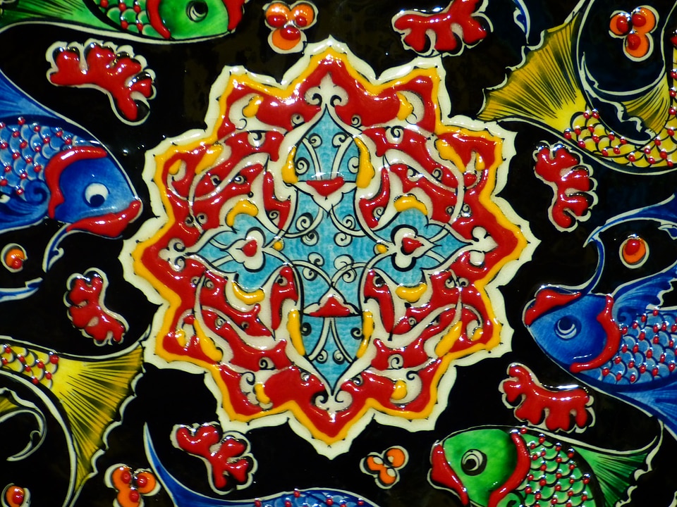 Colorful color decoration