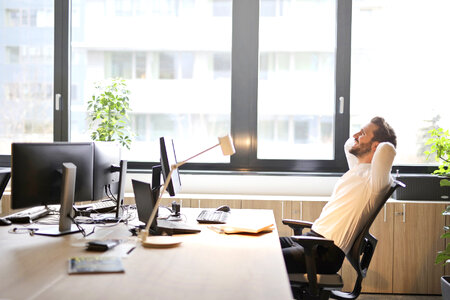 Business man office