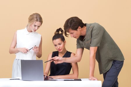 Business people meeting