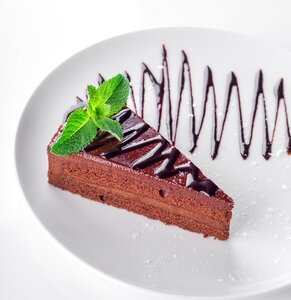 Chocolate cake dessert photo