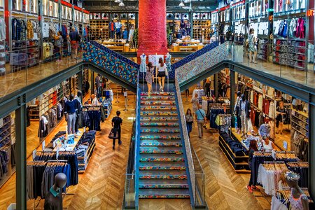 Clothing store paris