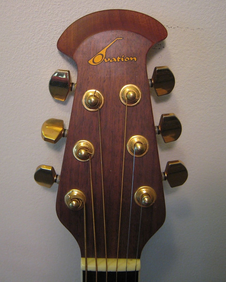 Pegs tuning close-up