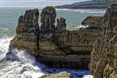Coast cliff rock photo