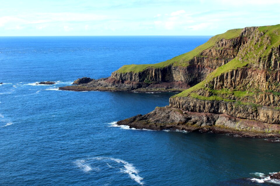 Coast cliff sea photo