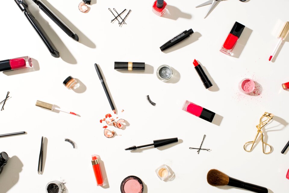 Cosmetics background