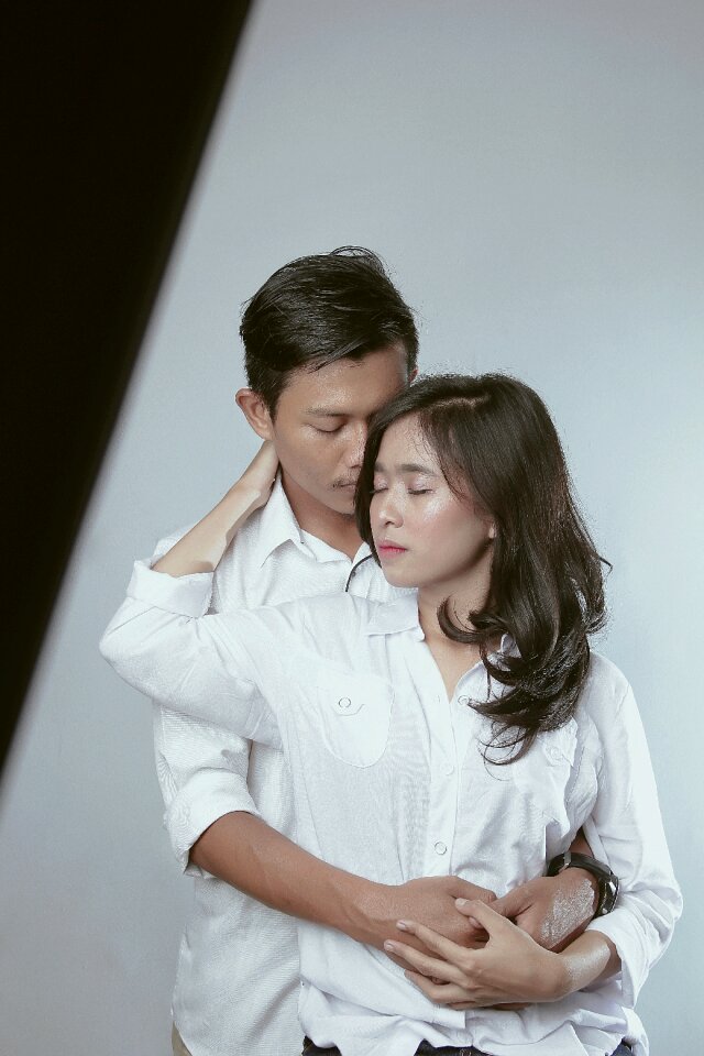 Couple hug