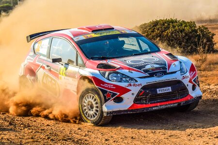 Cyprus rally ford fiesta st
