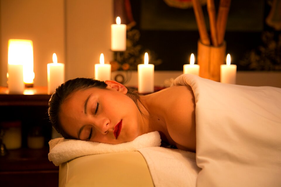 Day spa woman