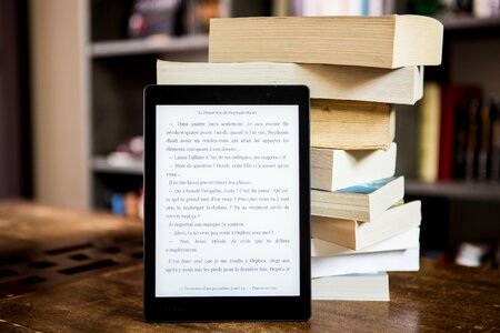 E book reader book