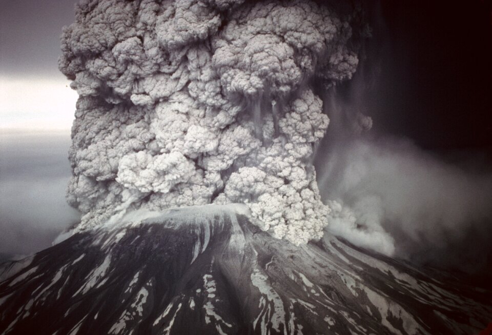 Eruption mount st helens