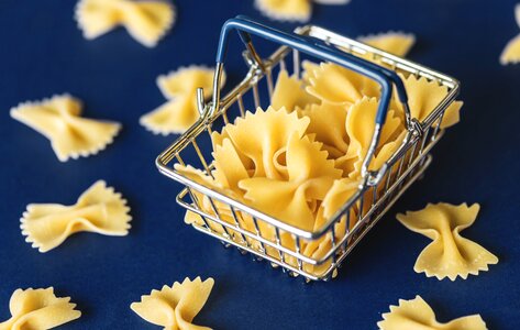 Farfalle bow tie pasta