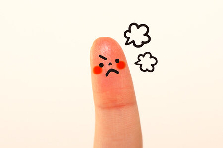 Finger angry