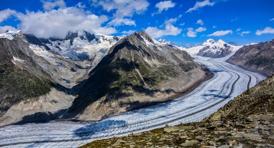 Glacier mountains photo