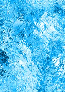 Ice water blue