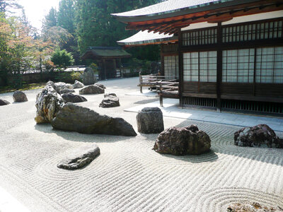Japanese rock garden