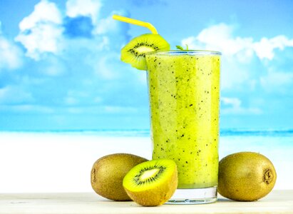 Kiwi smoothie photo