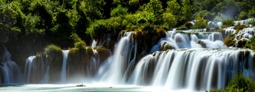 Krka river waterfall