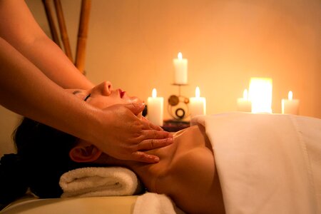Massage relaxation woman