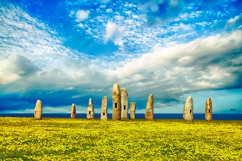 Menhir standing stones