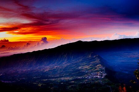 Mount bromo sunrise photo