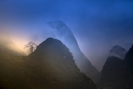 Mountain fog