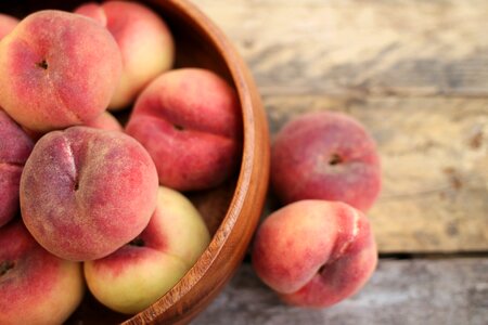 Peach fruits food photo