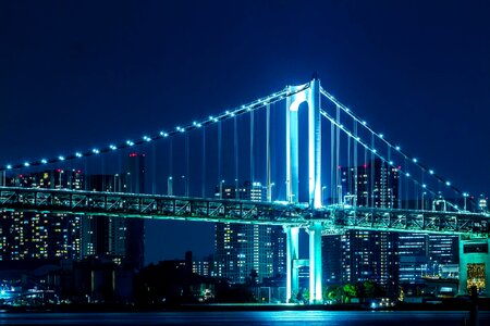 Rainbow bridge night photo