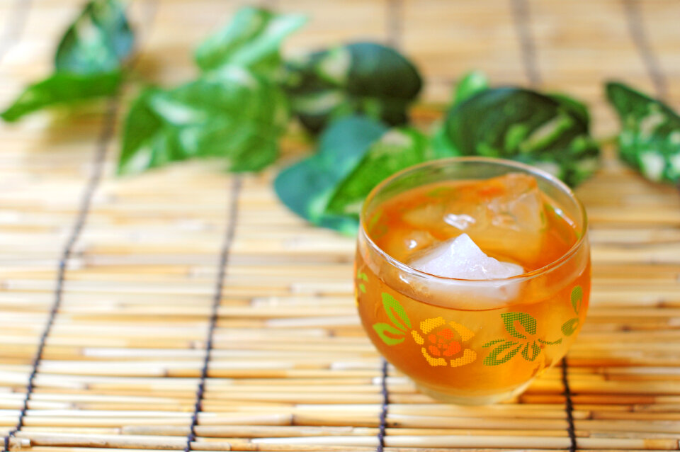 Roasted barley tea drink