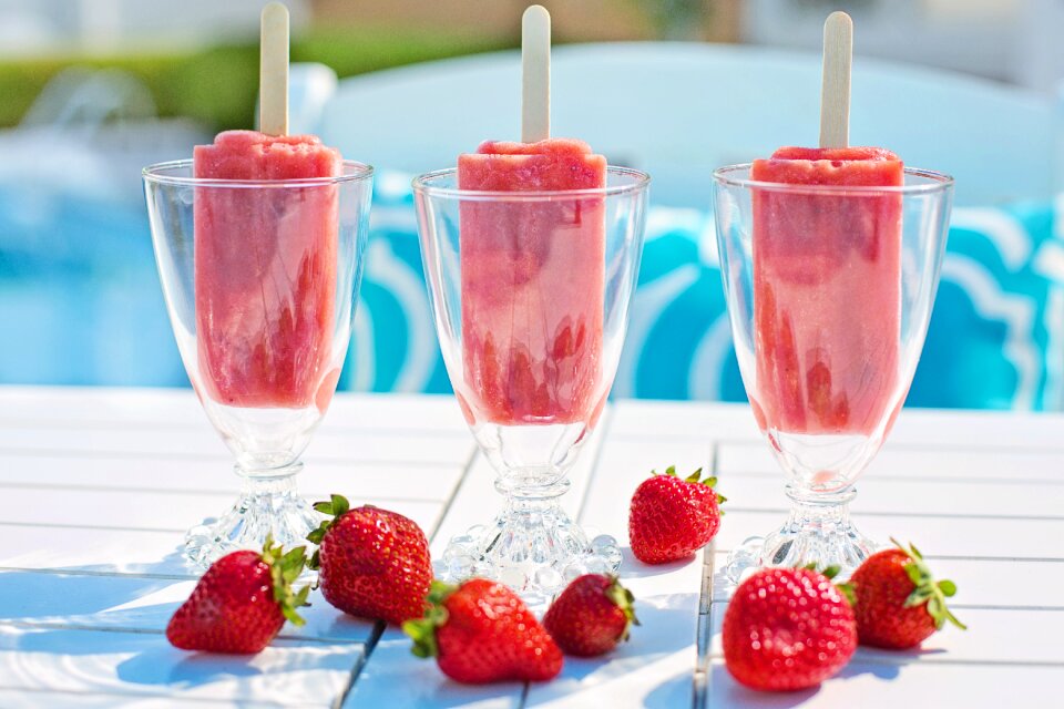 Strawberry ice cream