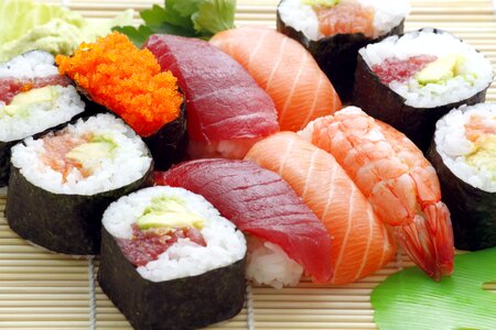 Sushi japanese food photo