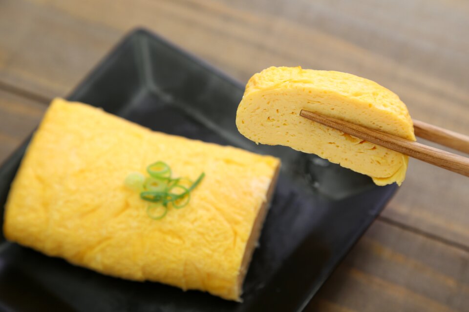 Tamagoyaki japanese omelette